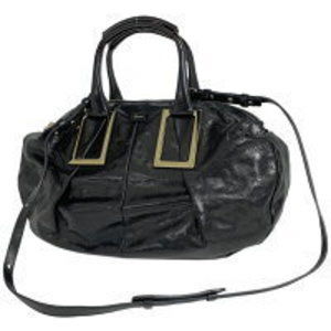 Chloe Ethel Shoulder Bag leather black